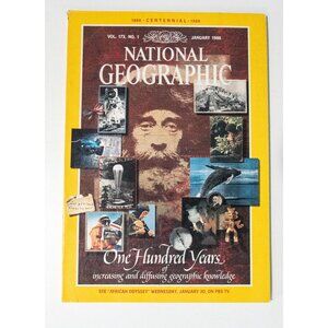 National Geographic January 1988 Vol. 173 No. 1 Centennial Issue
